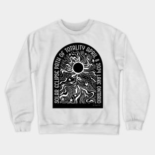 Lake ontario Solar Eclipse Crewneck Sweatshirt